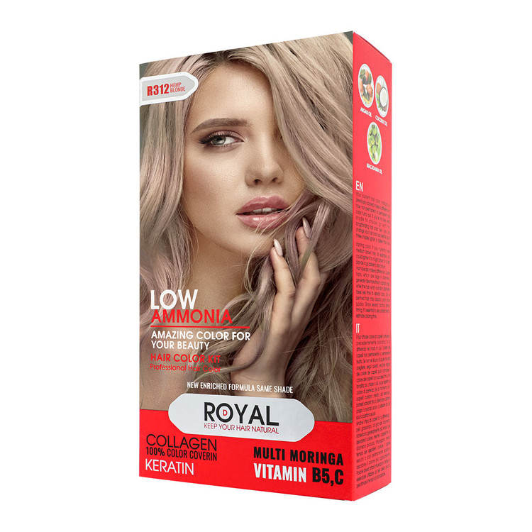 رنگ موی بلوند کنفی