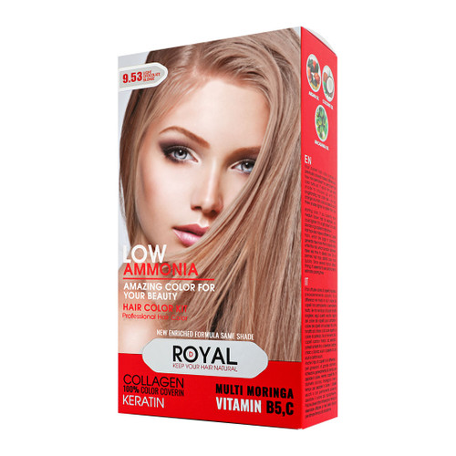 رنگ موی بلوند شکلاتی روشن