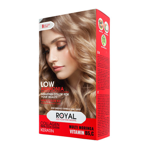 رنگ موی بلوند خیلی روشن