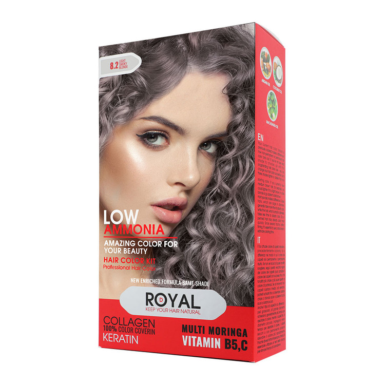 رنگ موی بلوند دودی روشن