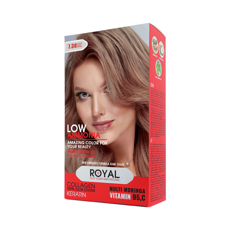 رنگ موی بلوند ماسه ای متوسط