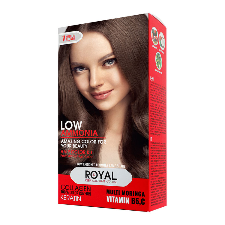 رنگ موی قهوه ای متوسط