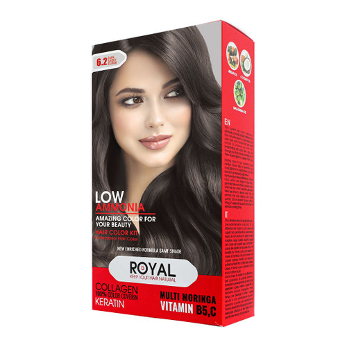 رنگ موی بلوند دودی تیره