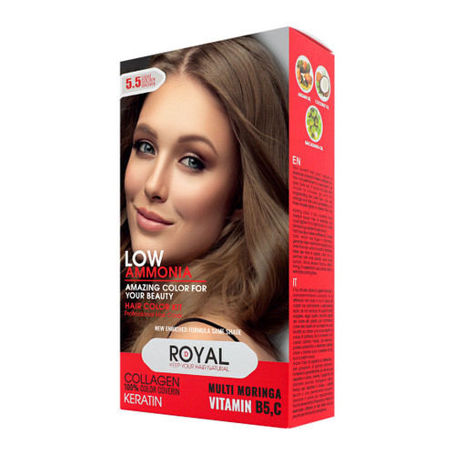 رنگ موی قهوه ای طلایی