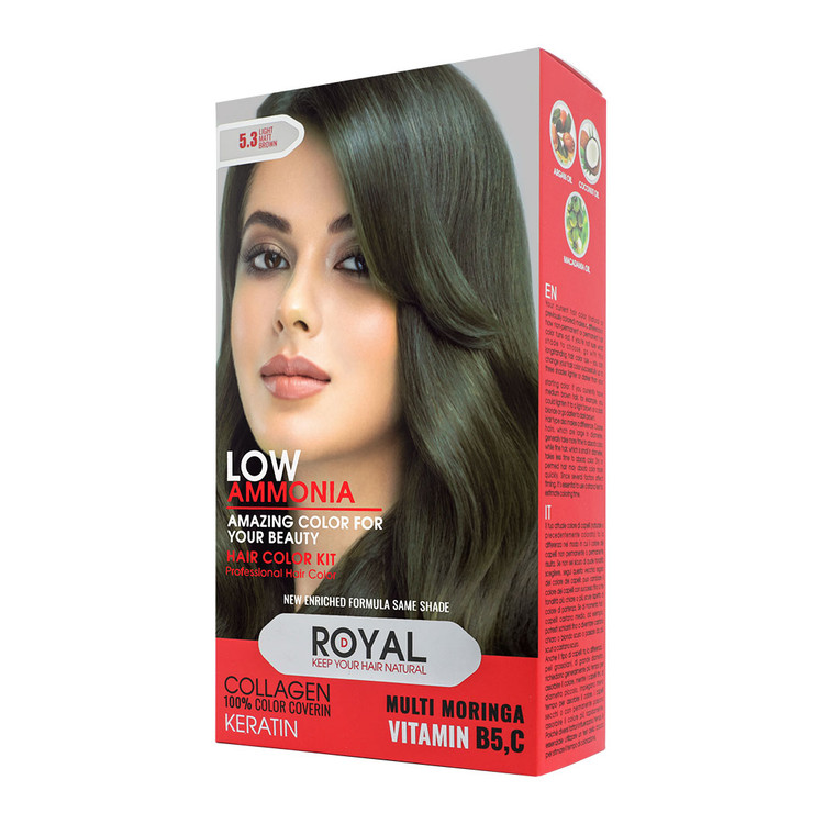 رنگ موی قهوه ای زیتونی