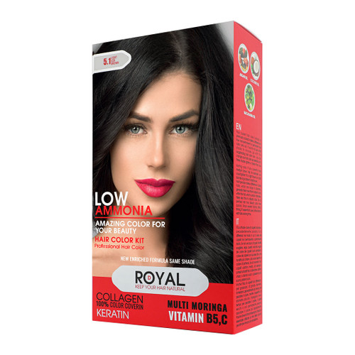 رنگ موی قهوه ای دودی