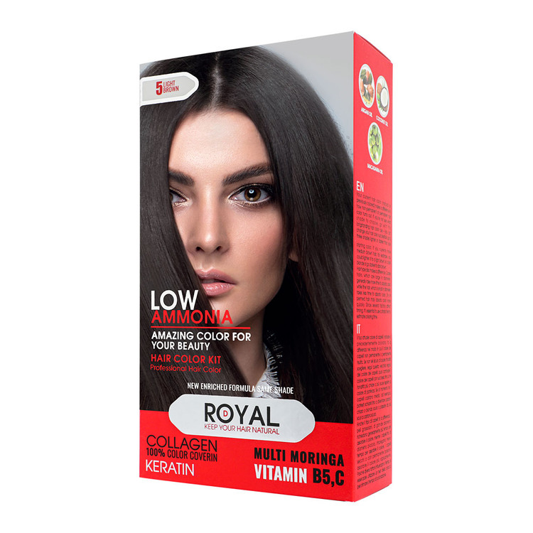 رنگ موی قهوه ای روشن