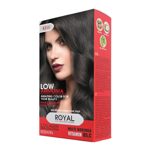 رنگ موی قهوه ای دودی