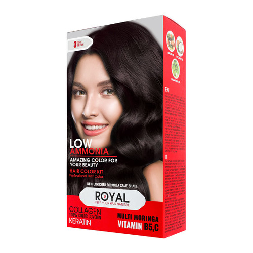 رنگ موی قهوه ای تیره