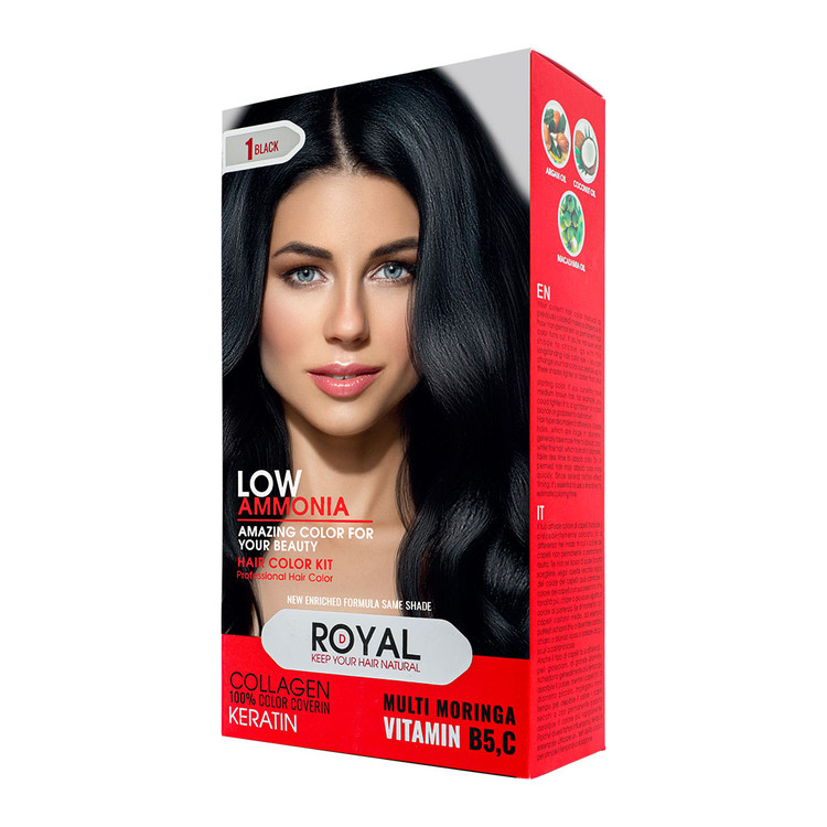 رنگ موی مشکی