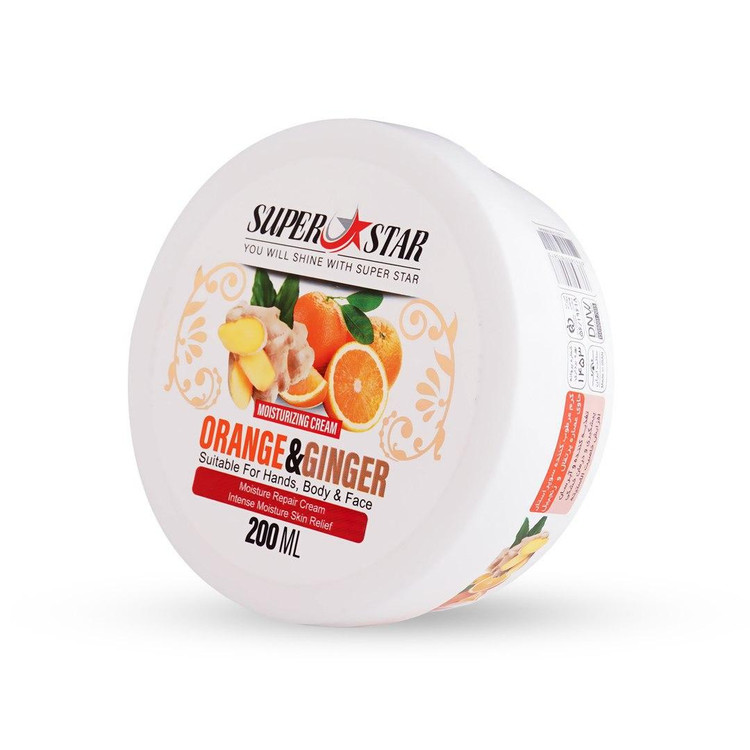 کرم مرطوب کننده پرتغال و انجبیل