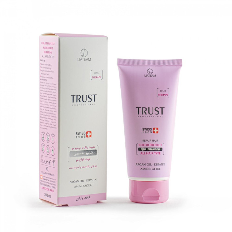 شامپو تخصصی تثبیت رنگ و ترمیم مو