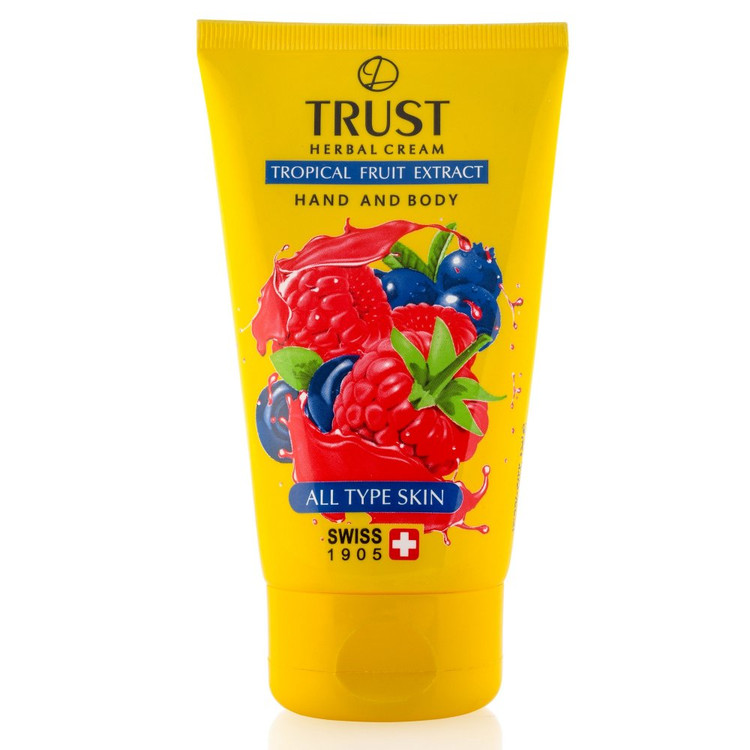 کرم دست و بدن میوههای استوایی